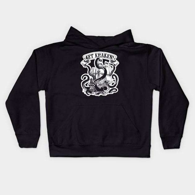 Get Crackin' with this Get Kraken Graphic Kids Hoodie by ChattanoogaTshirt